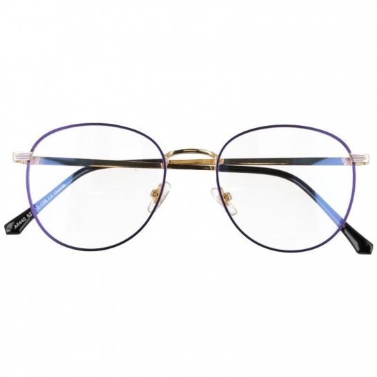 Okulary Lenonki z filtrem światła niebieskiego do komputera zerówki 2558-6